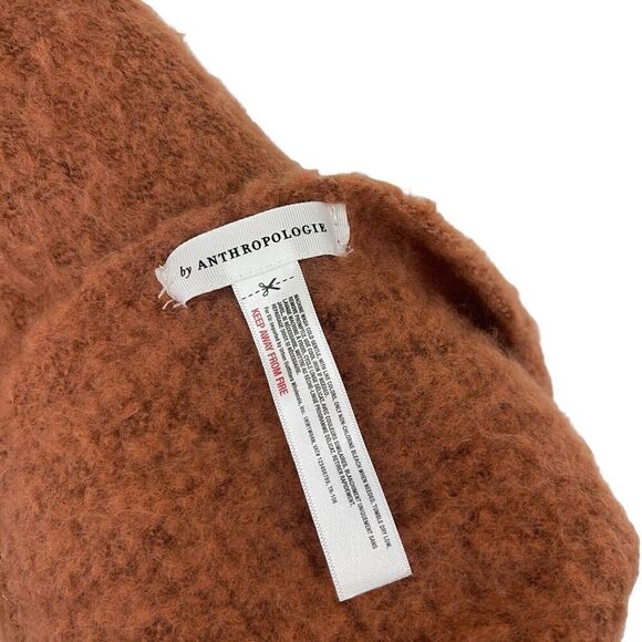 By Anthropologie Scarf Sweater Wrap So Soft Unique Color Sedona Rust Womens - Picture 7 of 9